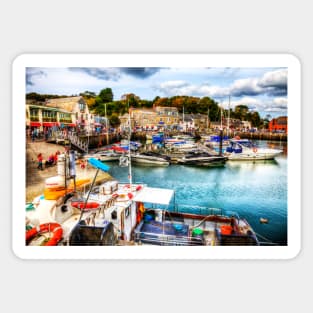 Padstow Harbour, Cornwall, UK Sticker